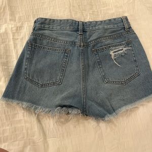 Denim shorts